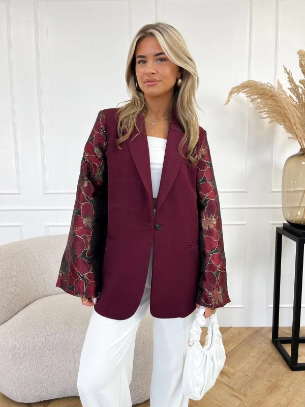 Kirra - Der Elegante Geblümte Blazer für Damen