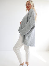 TINA Oversize uni Pullover - verschiedene Farben