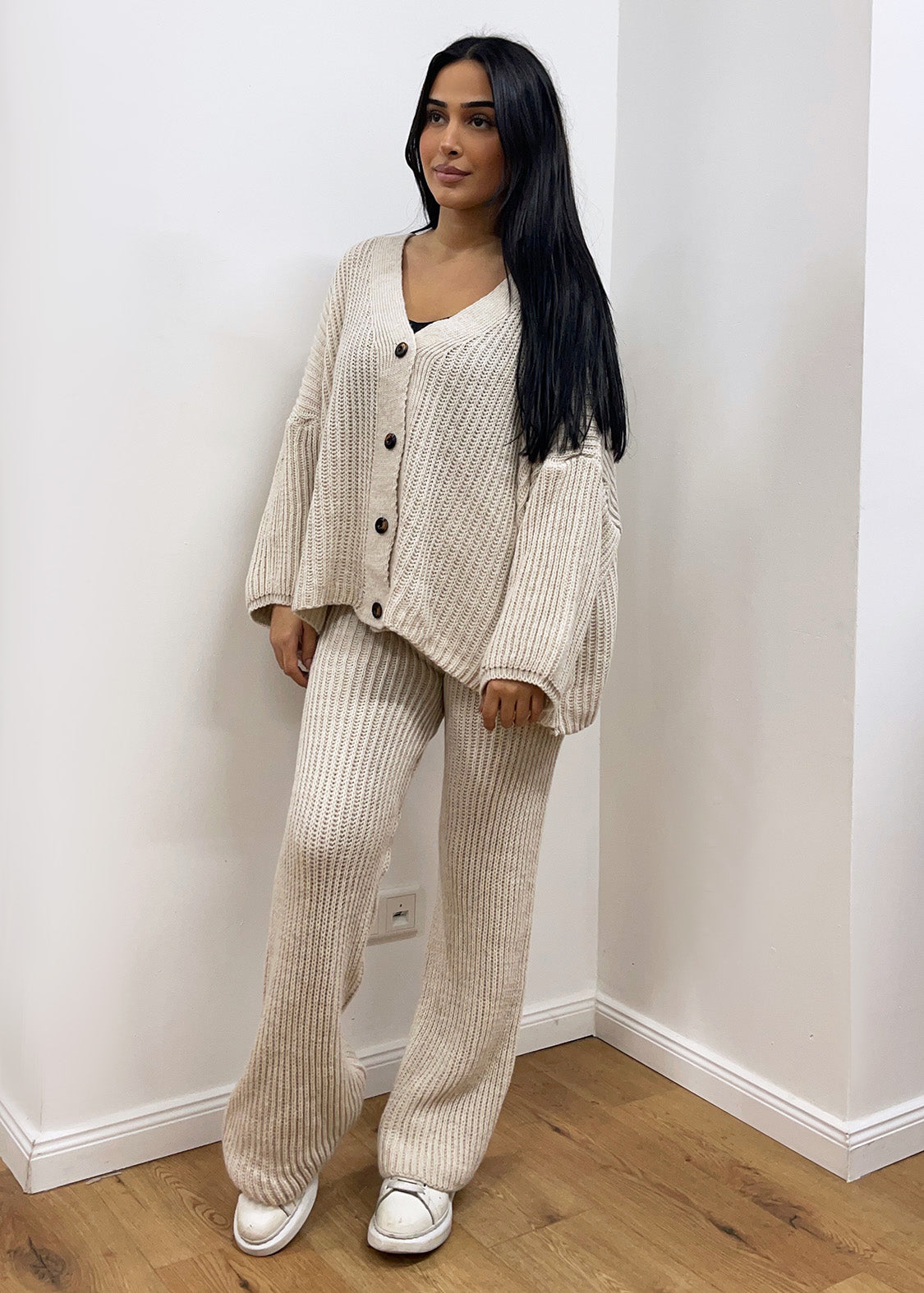 Ignacia - Strick-Set aus Cardigan und Hose