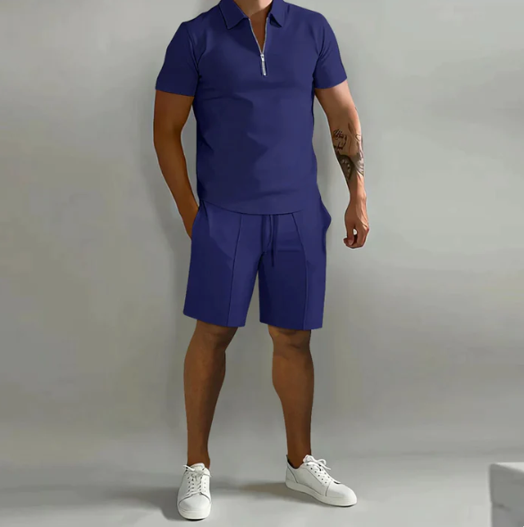 Ikarus - Herren-Sommer-Set Marineblau