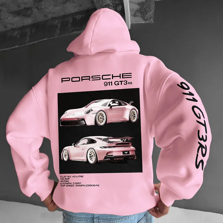 Irene - Eleganter Racing Hoodie für Männer 911 Kapuzenpulli
