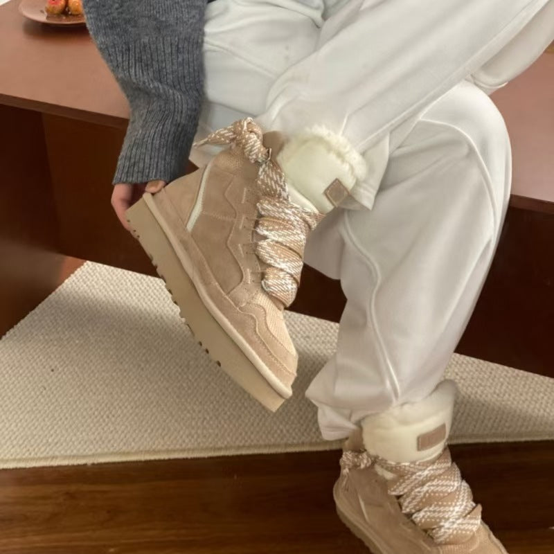 Isabella -Gemütliche Winter Sneakers Beige