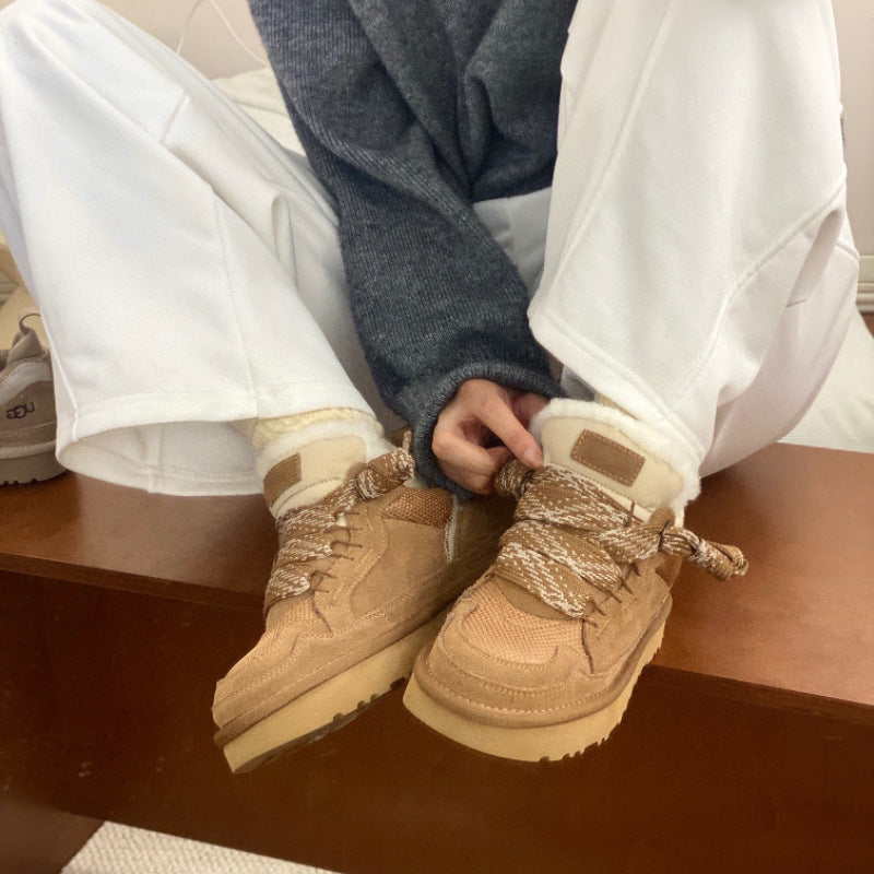 Isabella -Gemütliche Winter Sneakers Braun
