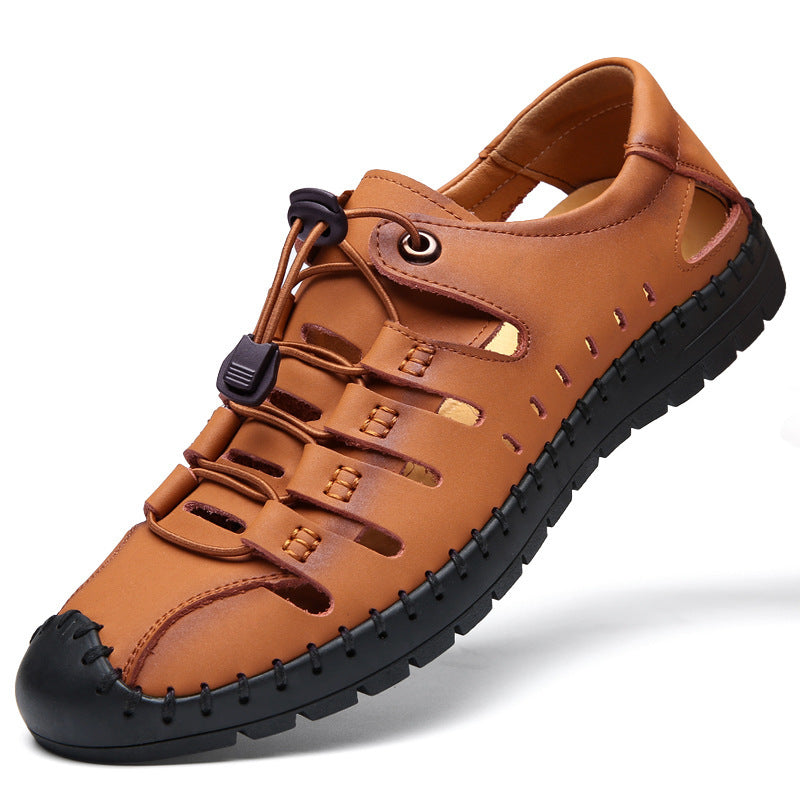 Isfried - Lässige orthopädische Sandalen für Herren Braun