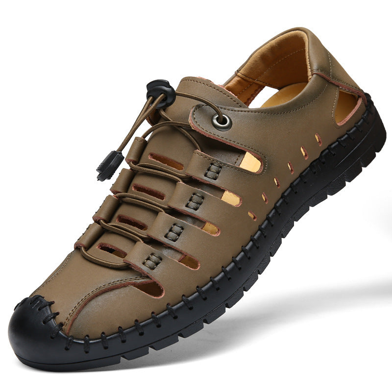 Isfried - Lässige orthopädische Sandalen für Herren Khaki