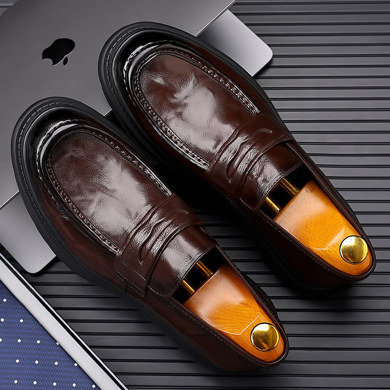 Jamil – Italienische Herren-Loafer aus weichem Lammleder Braun