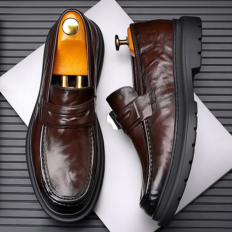 Jamil – Italienische Herren-Loafer aus weichem Lammleder Braun