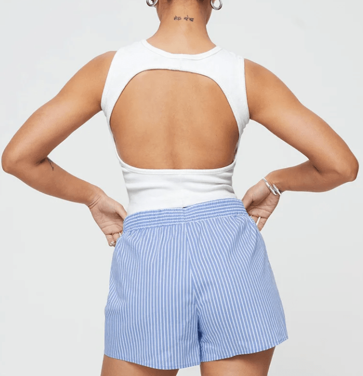  Janica- Virale Boxershorts Trendig und Bequem Blau 2
