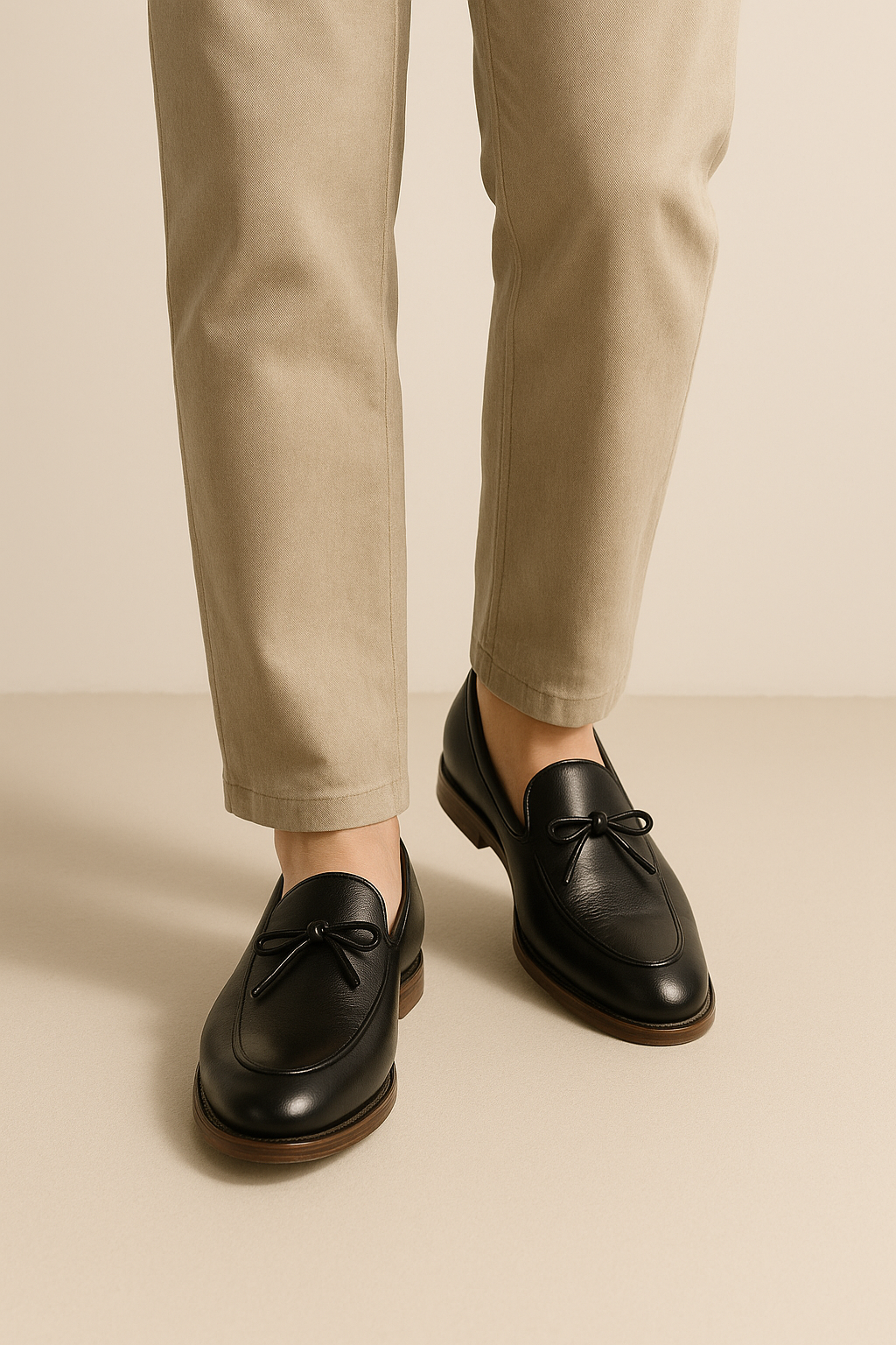 Jannik – Lederloafer Herren Schleife Klassisch Formell Stil 3