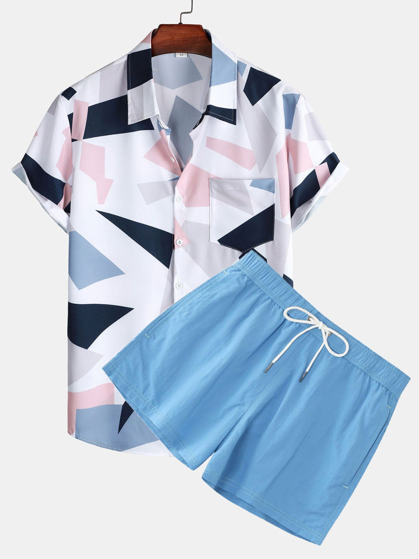 Jaro – Herren Sommer-Set für Freizeit & Urlaub Hellblau
