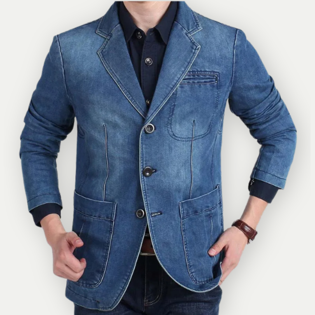 Darian - Schmal geschnittener Herren Jeansblazer
