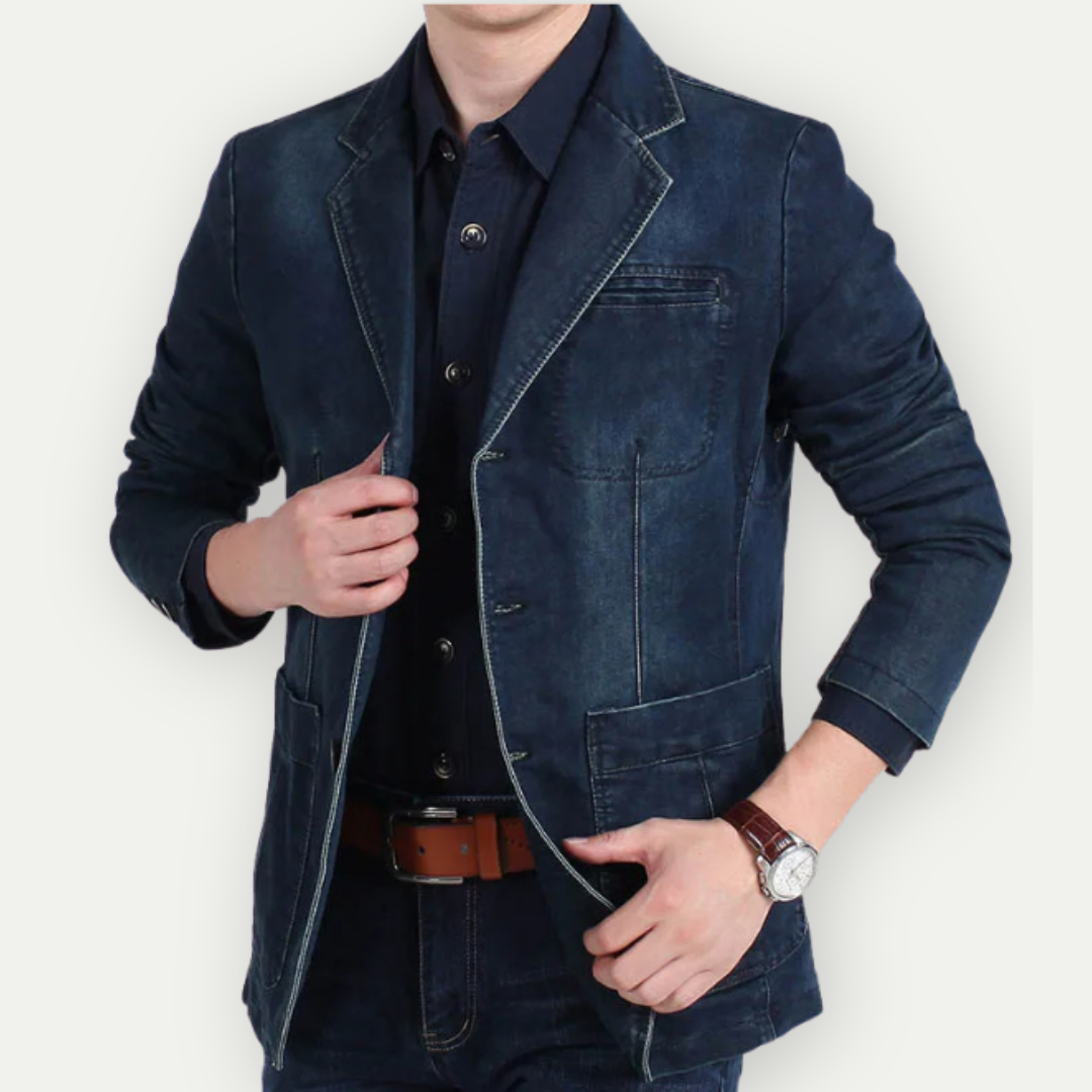 Darian - Schmal geschnittener Herren Jeansblazer
