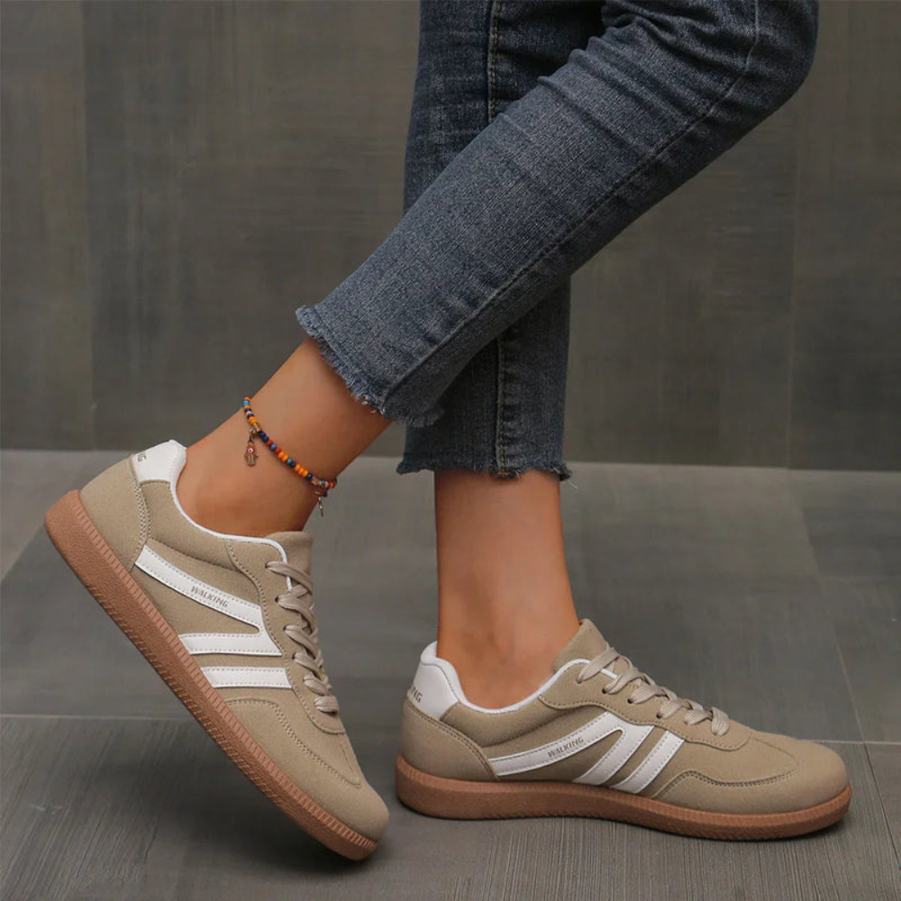 Jelana – Bequeme Damen-Sneaker für Alltag & Freizeit Khaki