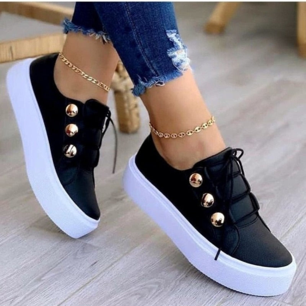 Jeska – Elegante Damen-Sneaker mit Komfortsohle Schwarz