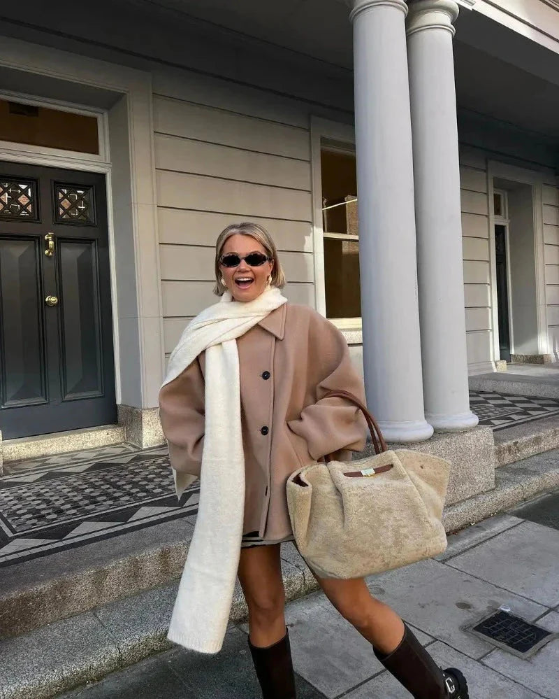 Diana – Lässige Übergangsjacke In Beige