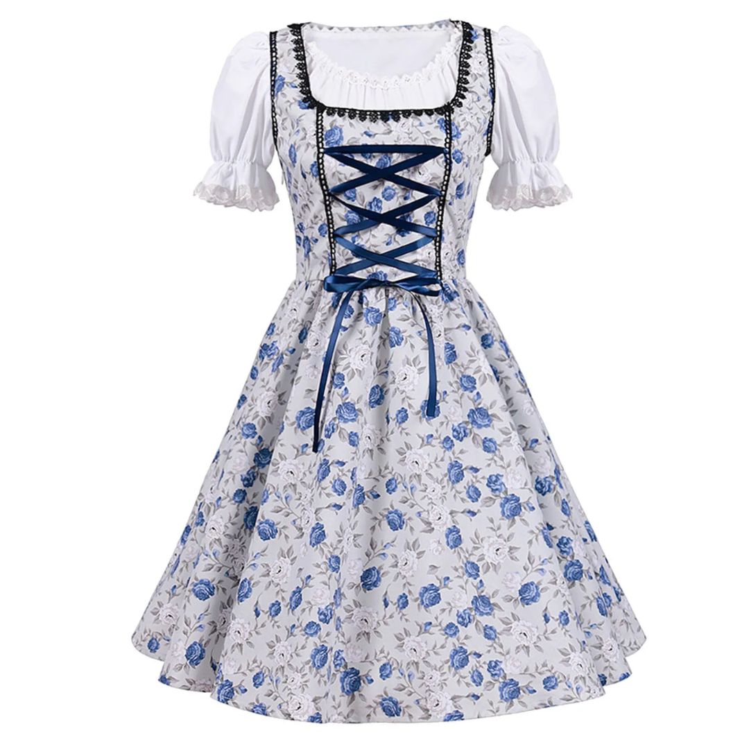 Johanna – Dirndlkleid Damen Elegant Oktoberfest Schürze Traditionell 4