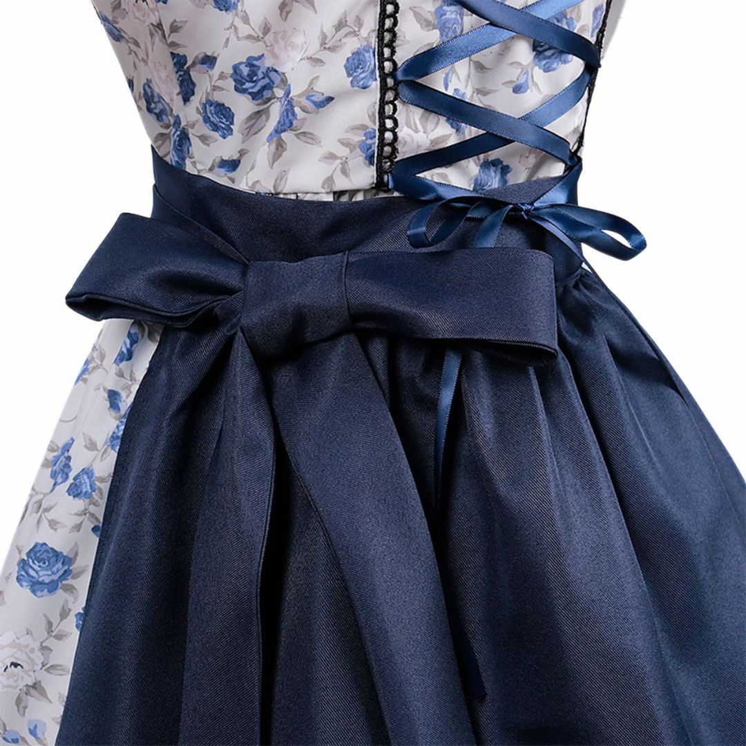 Johanna – Dirndlkleid Damen Elegant Oktoberfest Schürze Traditionell 8