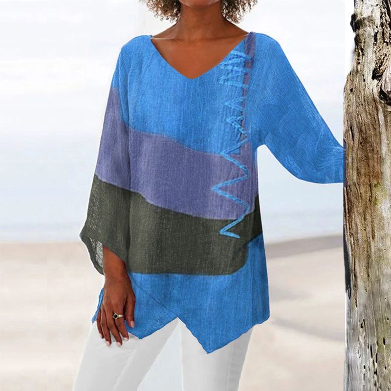 Jolien- Elegante Damen Bluse Blau