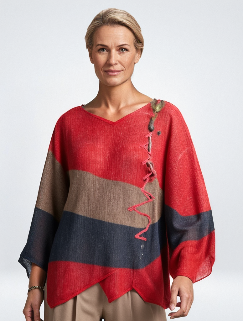 Jolien- Elegante Damen Bluse Rot