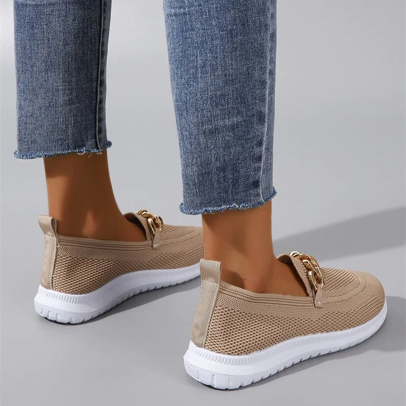 Jonette- Bequeme Schlupfschuhe Für Frauen Khaki