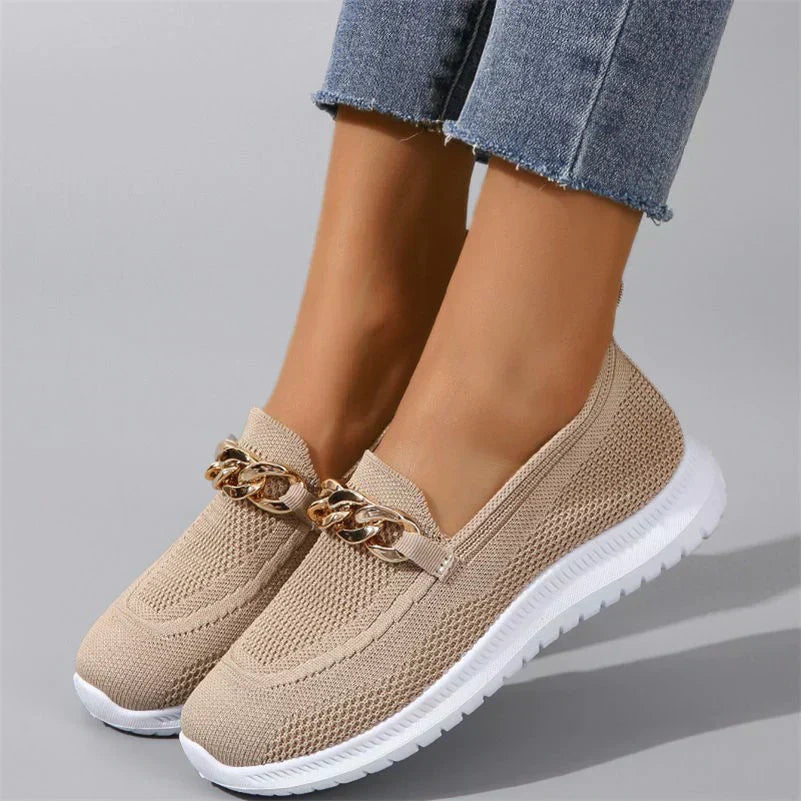 Jonette- Bequeme Schlupfschuhe Für Frauen Khaki 1