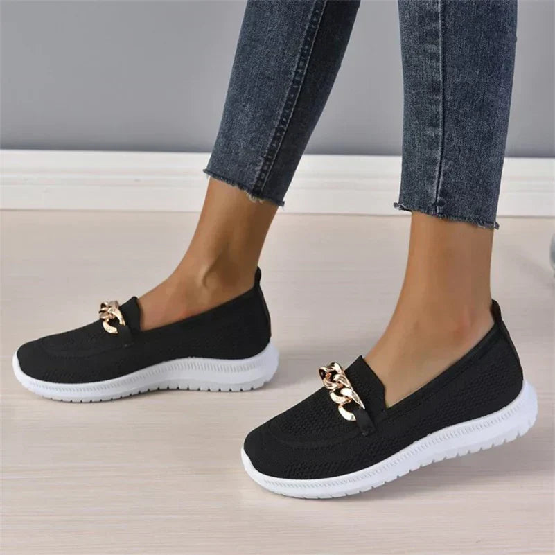 Jonette- Bequeme Schlupfschuhe Für Frauen Schwarz