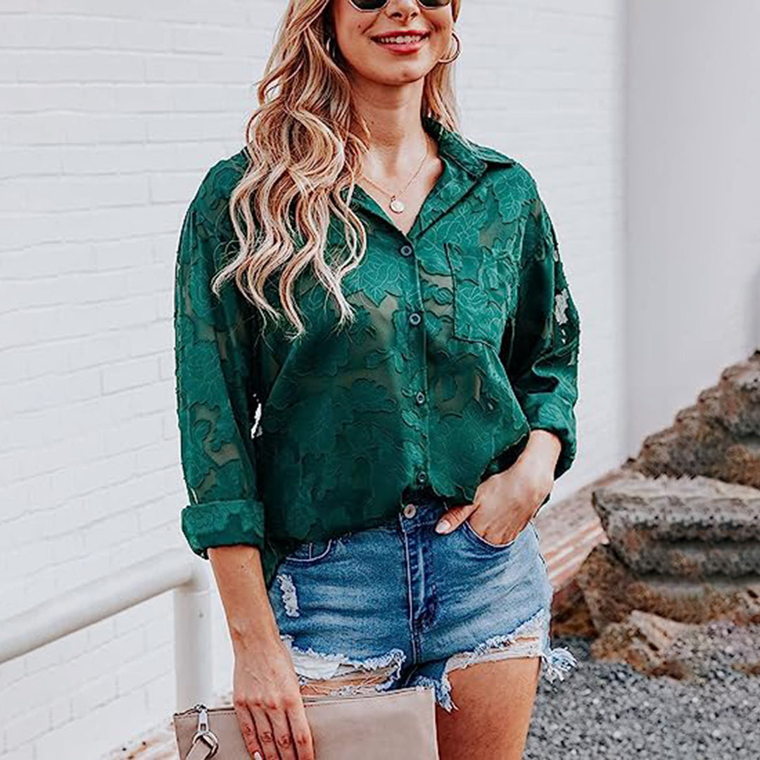 Jorina – Modisches Shirt für Damen Grün