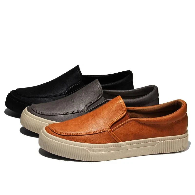 Joris – Herren Slipper Leder Bequem Elegant Minimalistisch 1