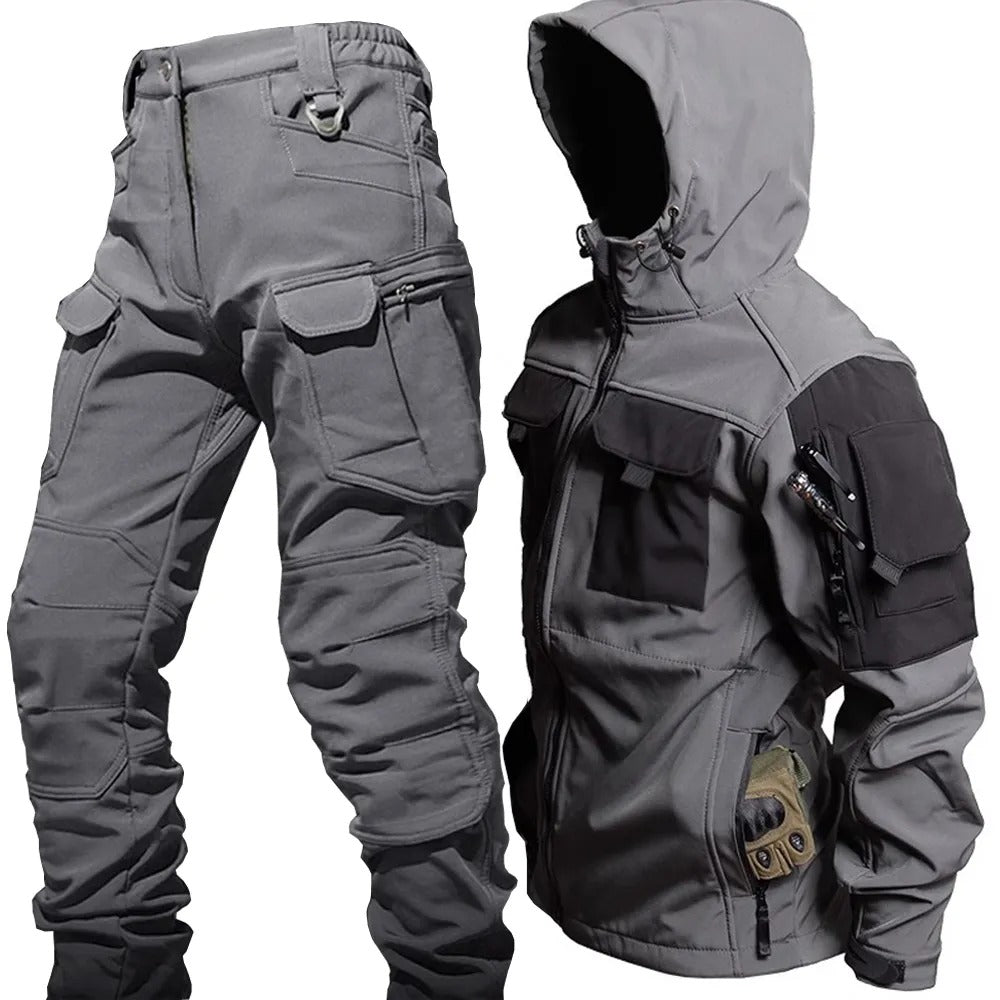 Karlmann - Ultimatives Herren Outdoor-Set Grau