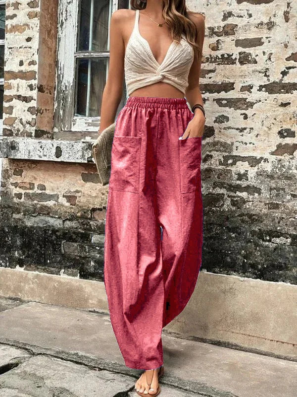 Karolin - Schicke Hosen für Damen Rosa