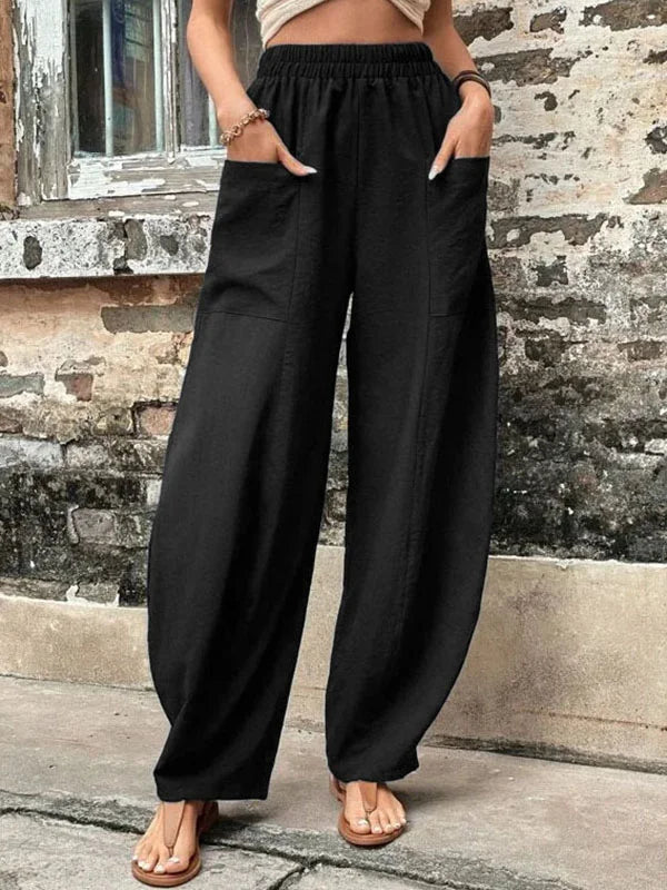 Karolin - Schicke Hosen für Damen Schwarz