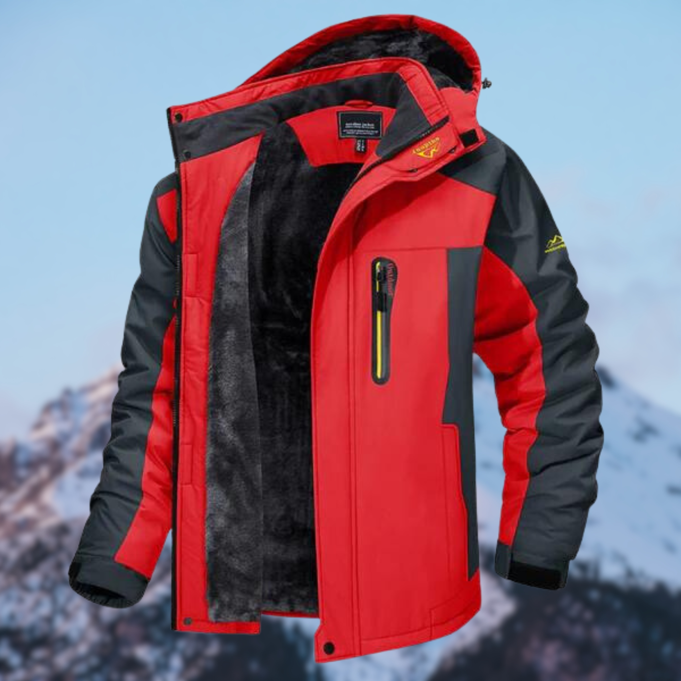 Karsten - Hochwertige Wasserfeste Winterjacke für Herren Rot