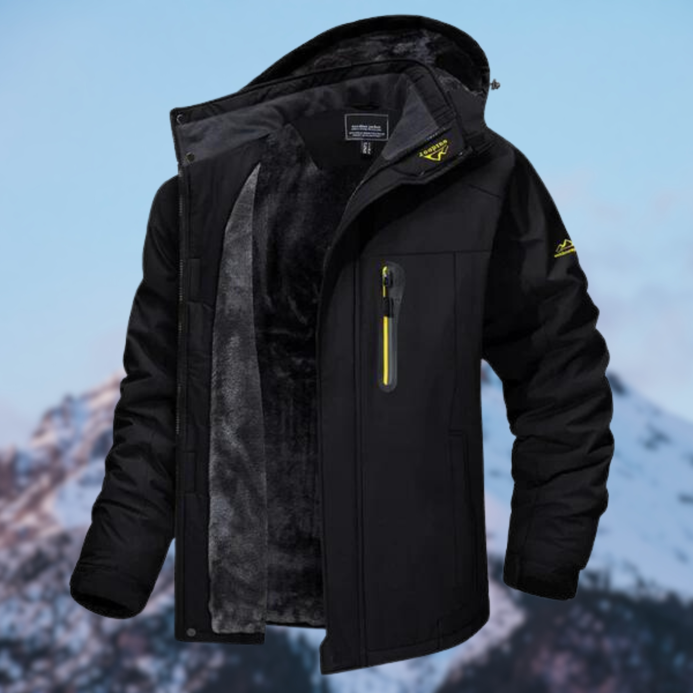 Karsten - Hochwertige Wasserfeste Winterjacke für Herren Schwarz