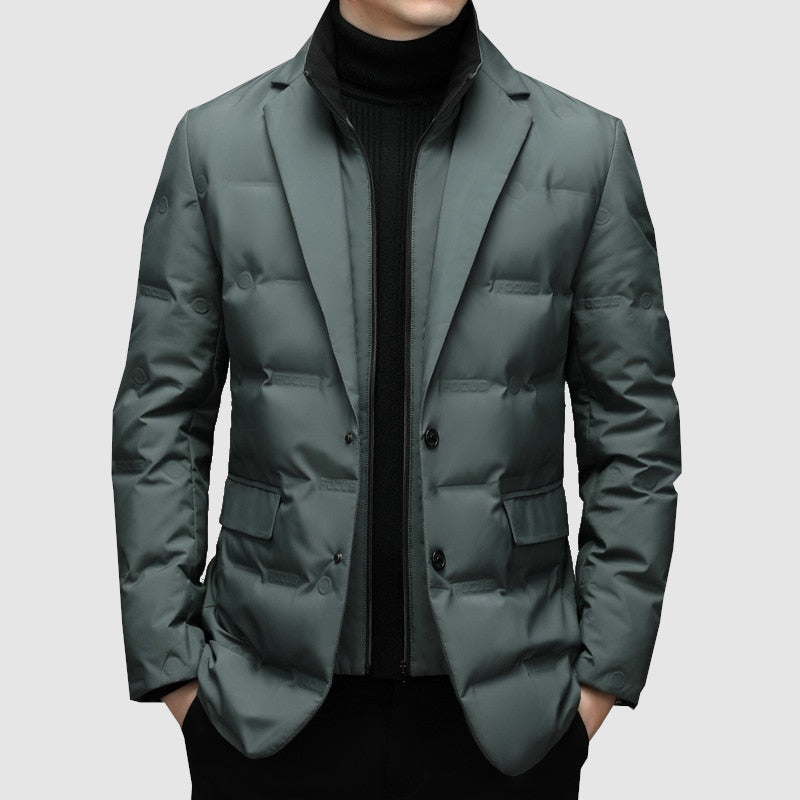 Kasimir - Premium Herren Parka Jacke Manhattan Grau