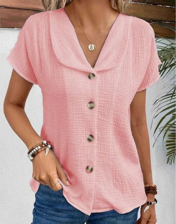 Kayleigh- Elegante Damenbluse Rosa