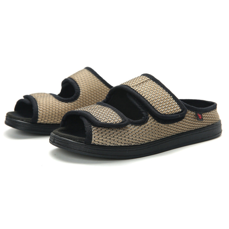 Kira- Diabetikerschuhe Für Geschwollene Füße Khaki