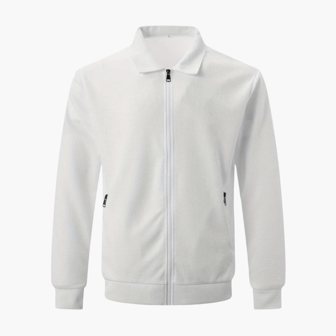 Knut - Herren Stylische Übergangsjacke für Frühling Weiß