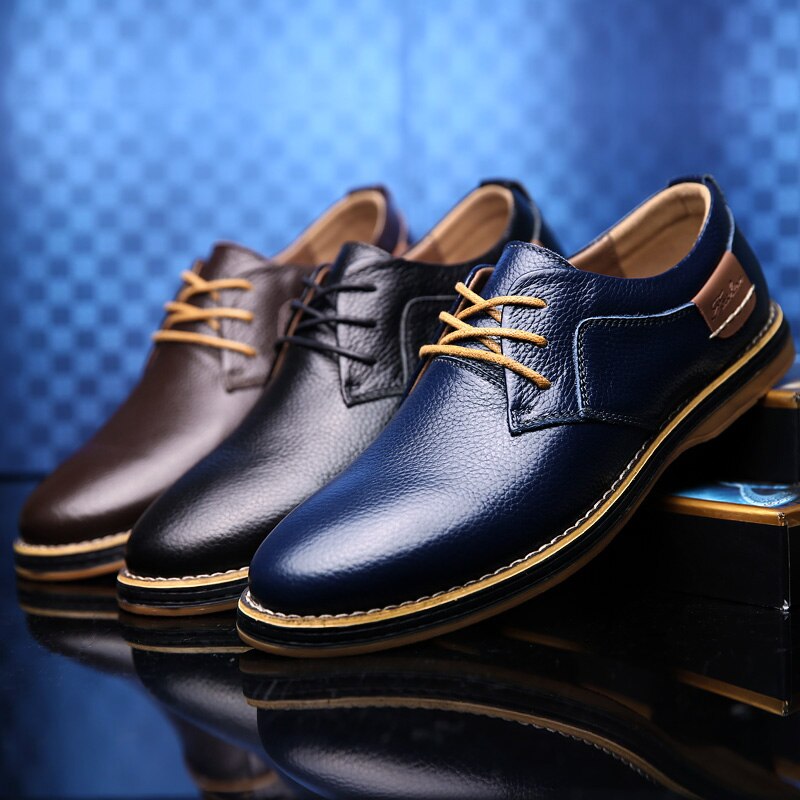 Kordian - Herren Oxfordschuhe aus Echtleder in Farben

