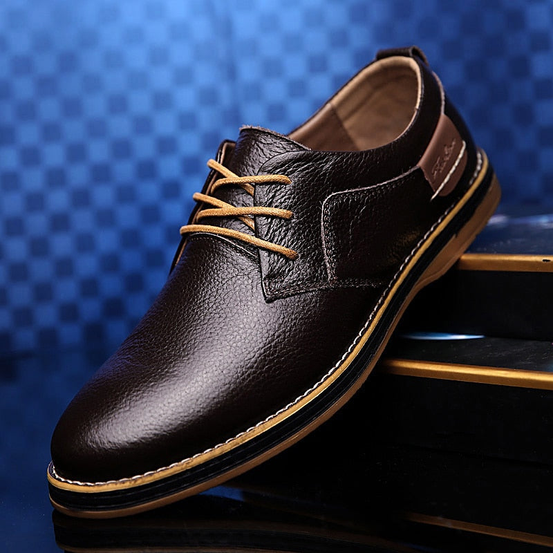 Kordian - Herren Oxfordschuhe aus Echtleder in Farben Braun