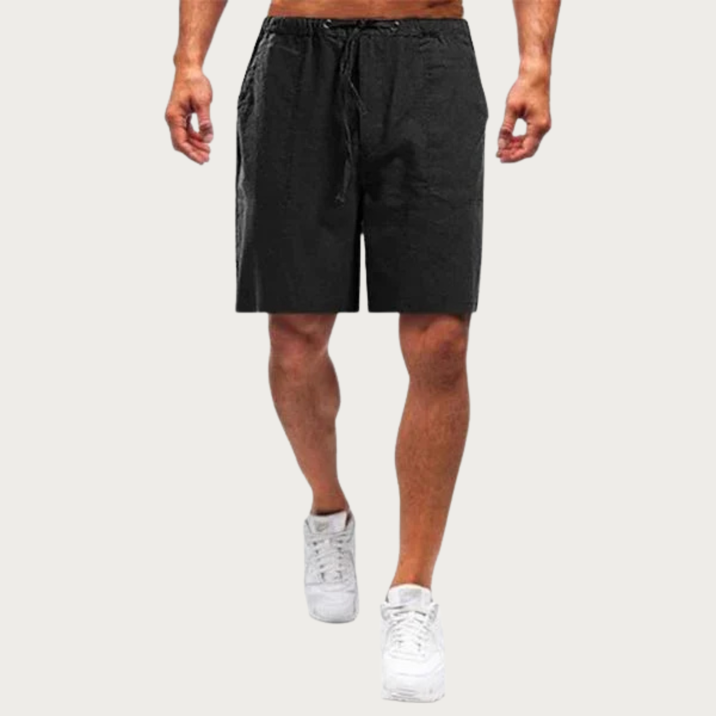 Kornel- Relaxed Fit Shorts für Herren Schwarz