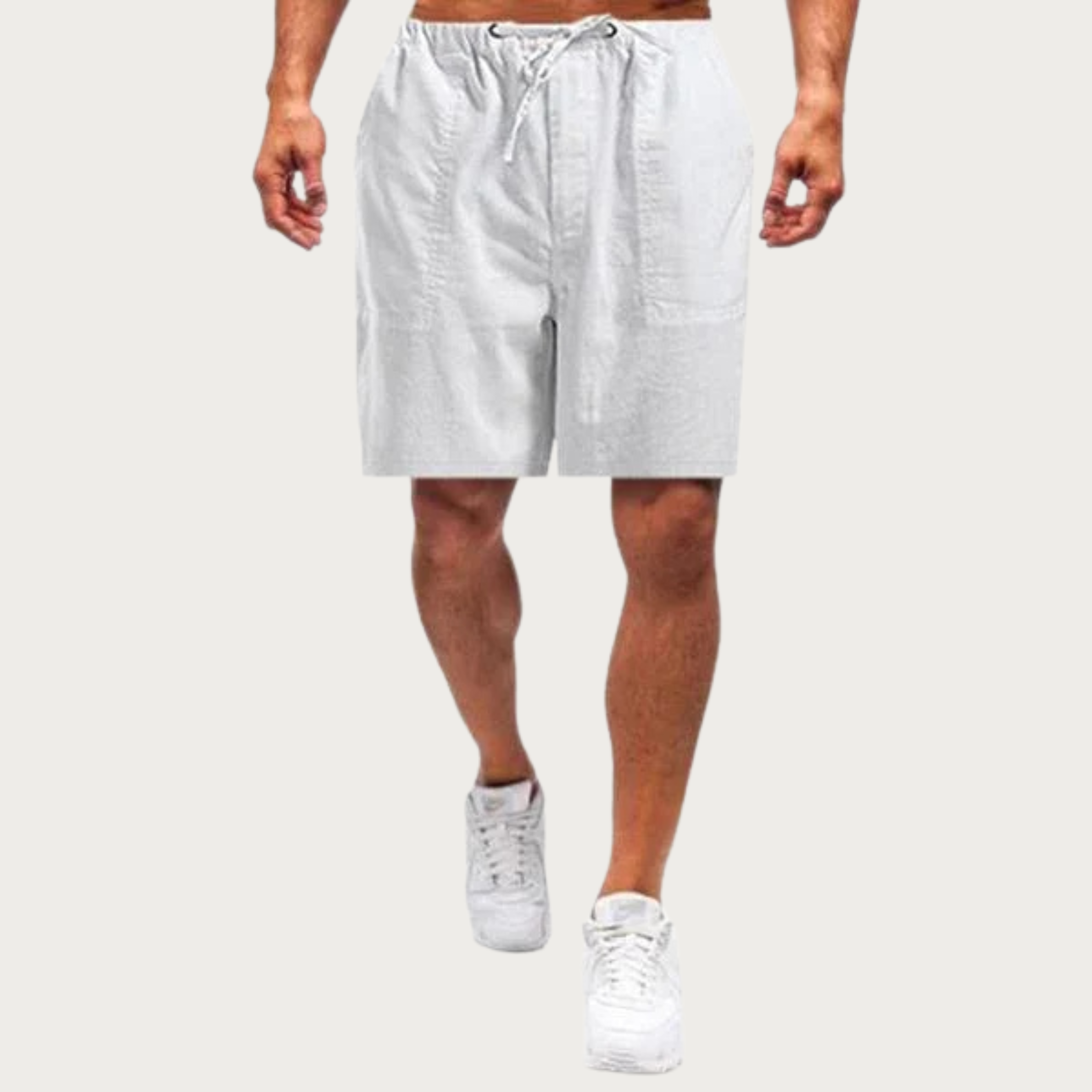 Kornel- Relaxed Fit Shorts für Herren Weiß