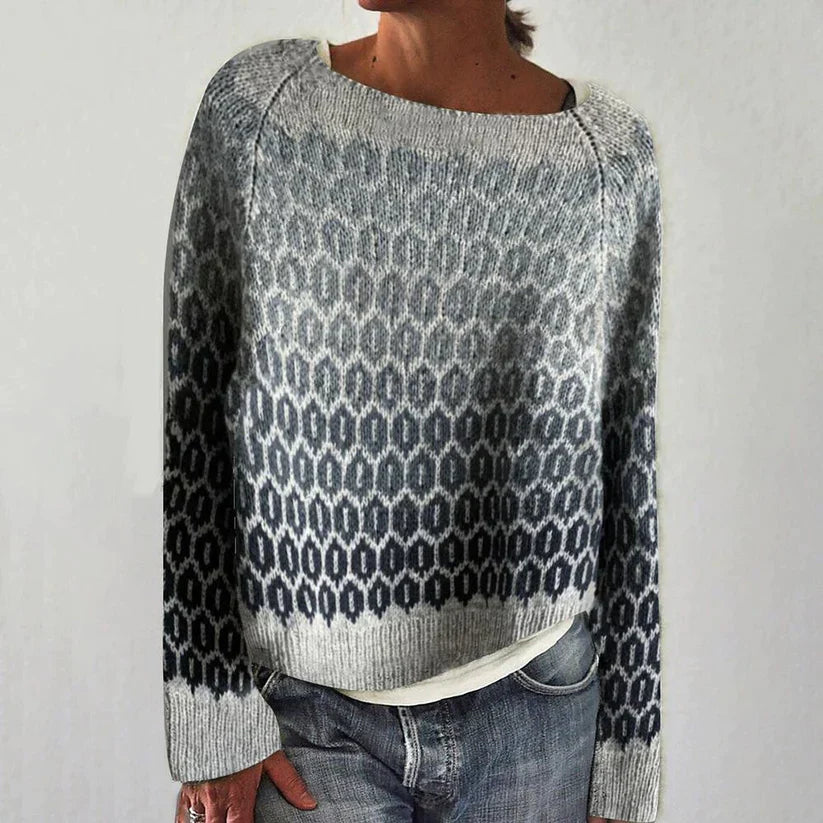 Elle&Vire - Grauer Pullover