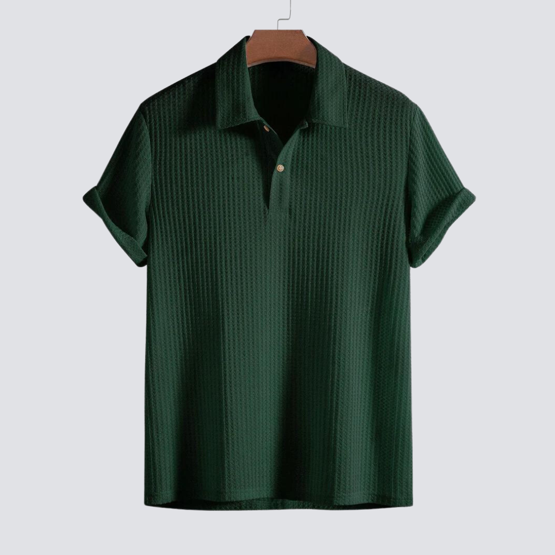Lars - Elegantes Poloshirt - Grün