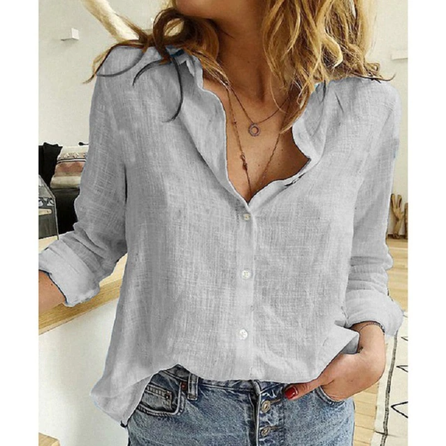 Lenka- Bluse für Damen Grau