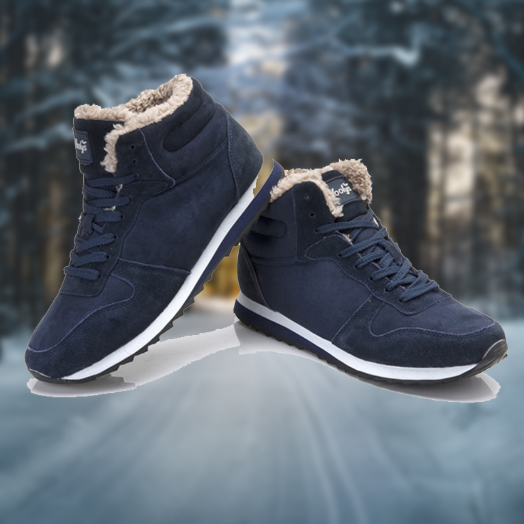 Lenn – Warme Premium-Winterstiefel für Herren Blau