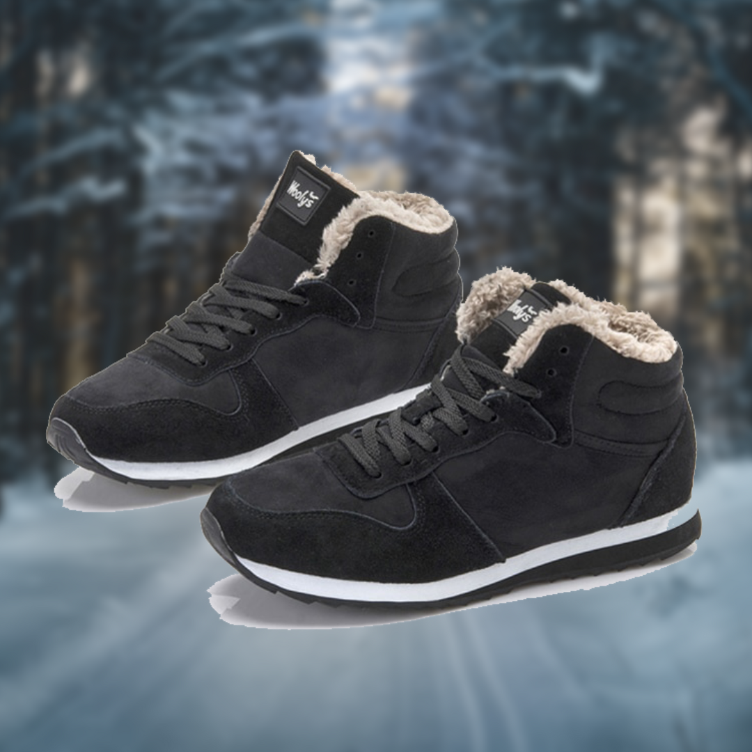 Lenn – Warme Premium-Winterstiefel für Herren Schwarz