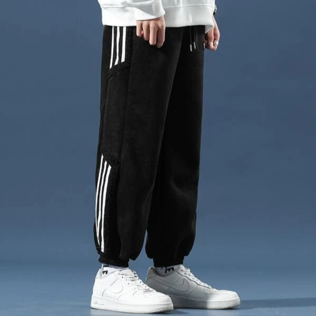 Leon – Lässige Jogger-Hose für Herren Schwarz