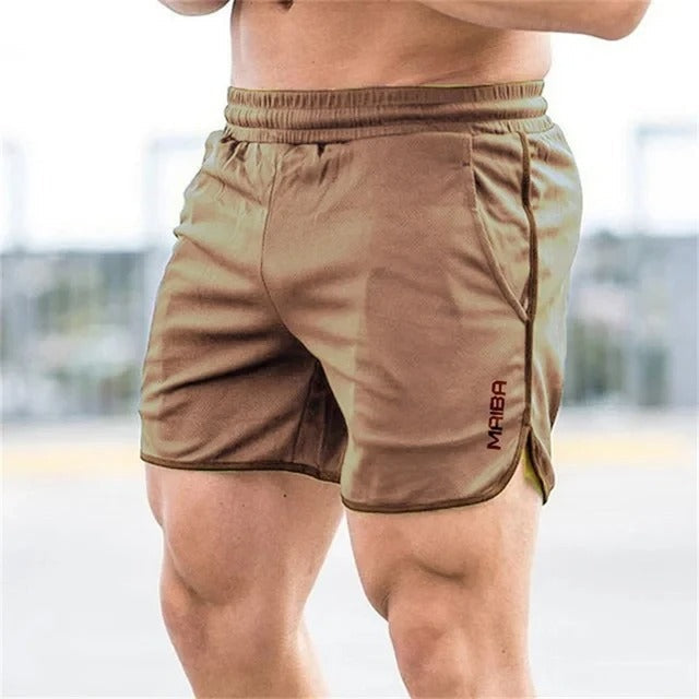 Leopold - Herren Slim Fit Badeshorts braun