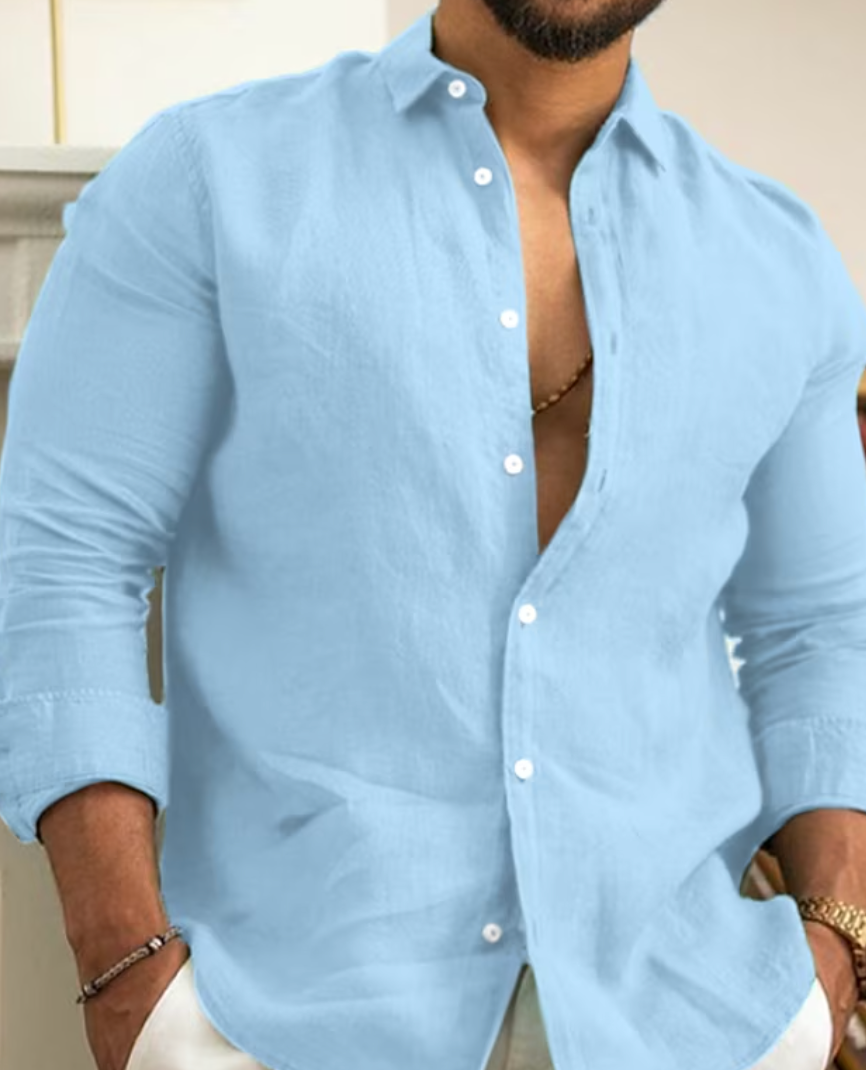 Liam – Sommerhemd Herren Mühelos Elegant Leicht Gestylt 3