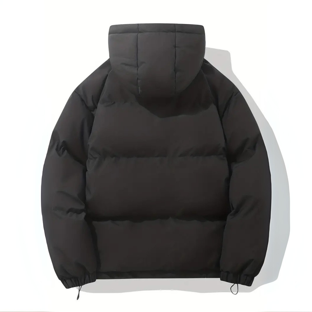 Lisa- Gefütterte Winterjacke mit Kapuze Schwarz 1
